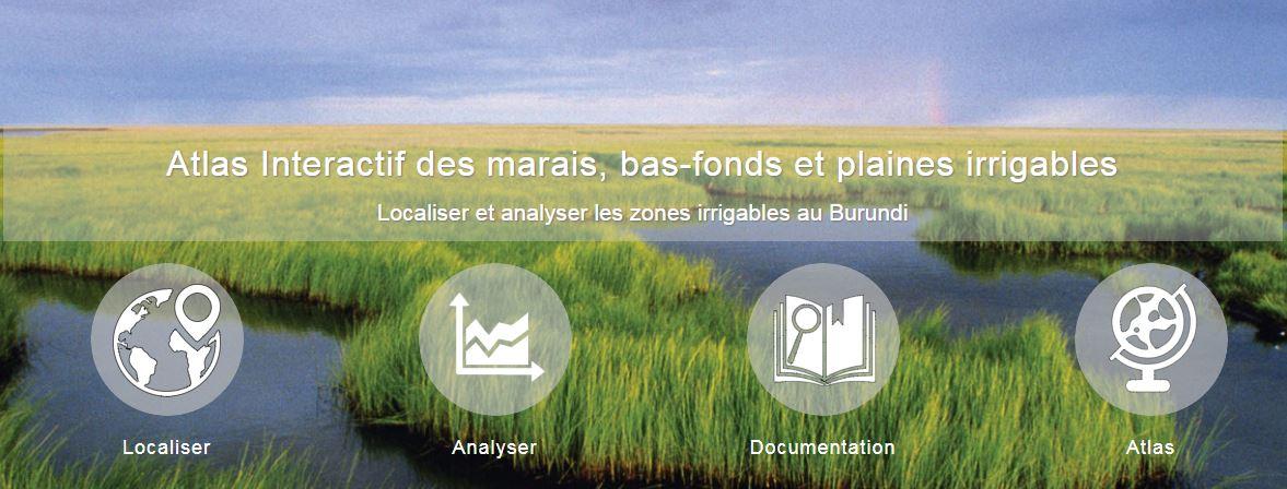L’atlas interactif des marais, bas-fonds et plaines irrigables du Burundi en cours de finalisation