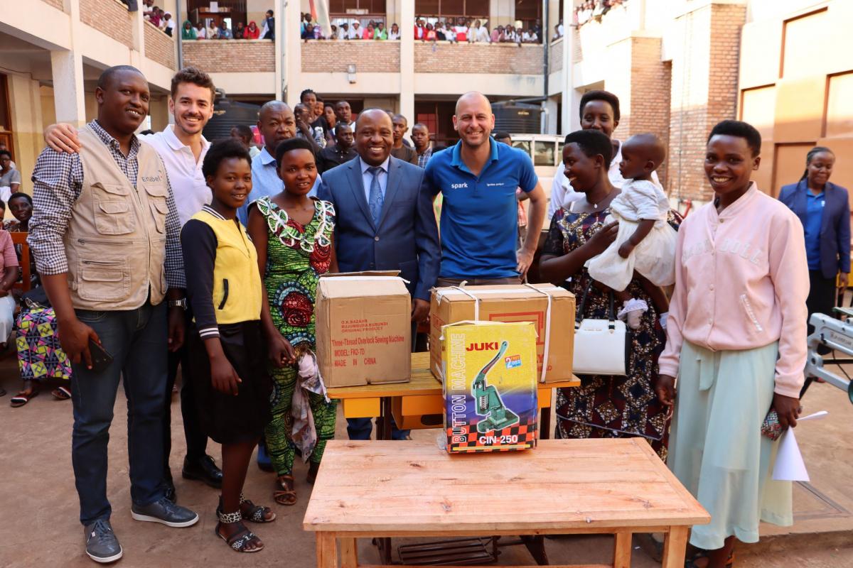 Au Burundi, Enabel et Spark s'associent pour appuyer les jeunes entrepreneurs à Gitega