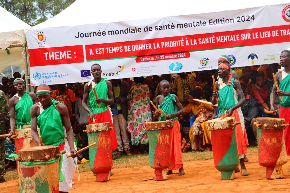 Célébration de la Journée Mondiale de la Santé Mentale 2024 au Burundi : Priorité à la santé mentale sur le lieu de travail 