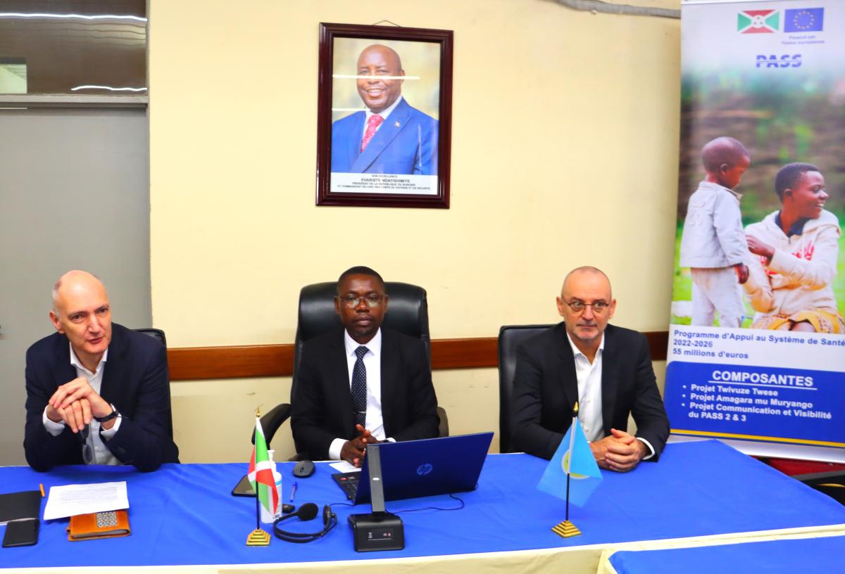 Le comité de pilotage évalue les progrès du PASS3 AMAGARA MU MURYANGO dans le système de santé du Burundi.