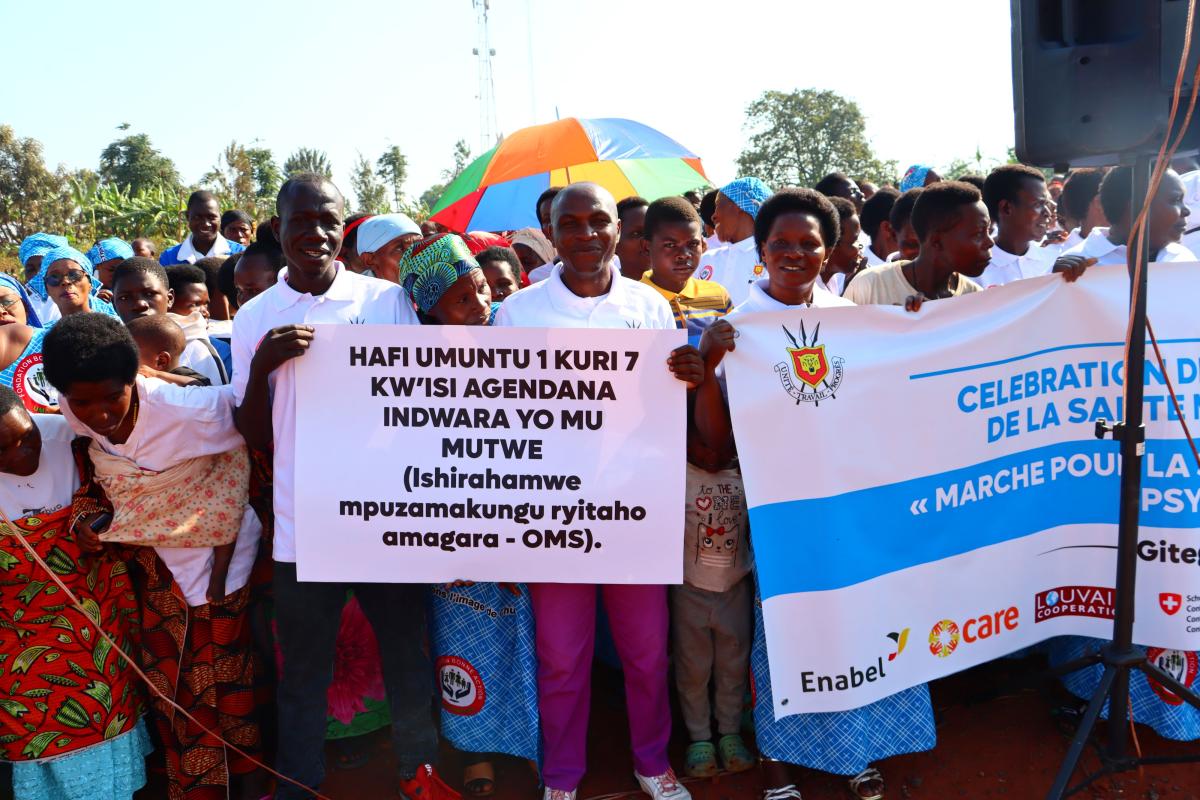 Burundi : forte mobilisation pour faire entendre la voix des personnes concernées par les problèmes de santé mentale
