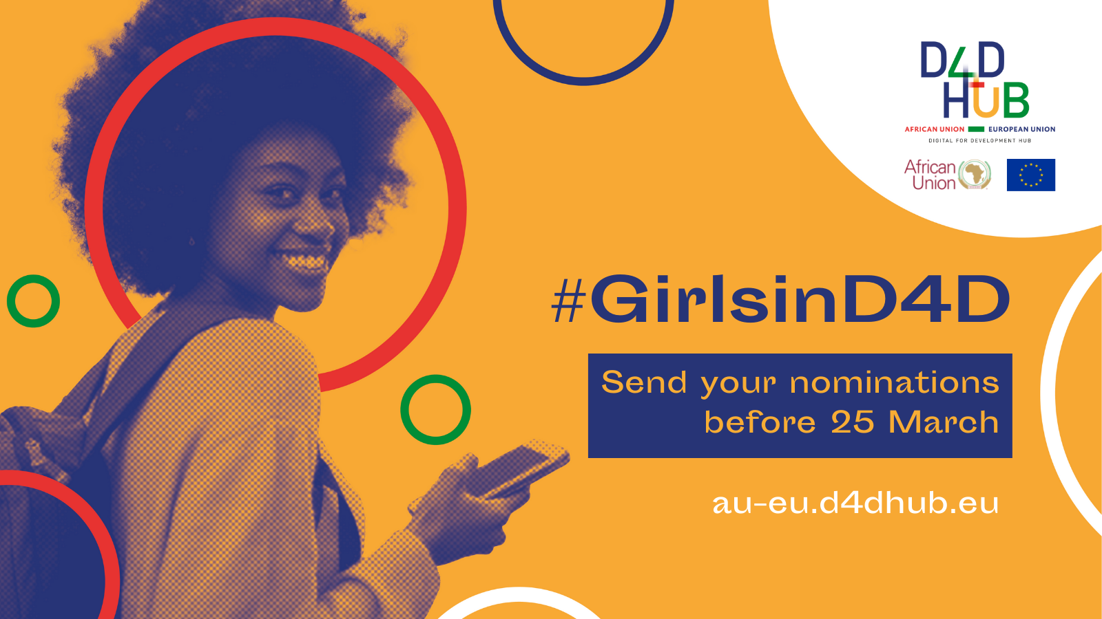AU-EU Digital for Development Hub announces new #GirlsinD4D campaign
