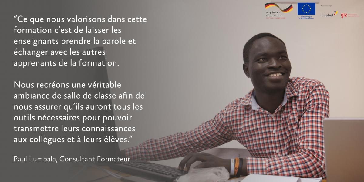 RDC: L'accès à une formation de qualité en compétences numériques pour les enseignants, une condition indispensable pour l'enseignement digital!