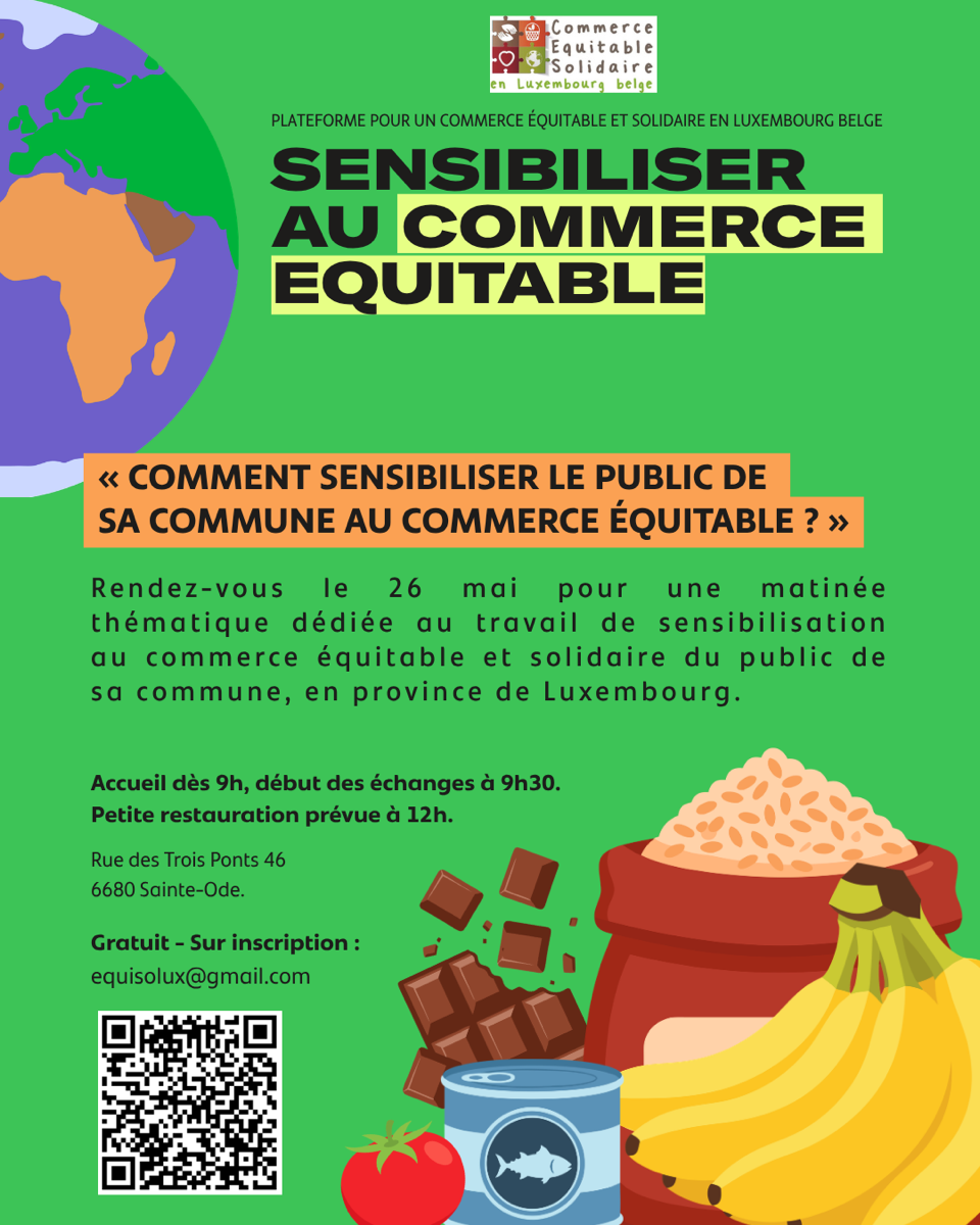 Comment sensibiliser le public de sa commune au commerce équitable ?