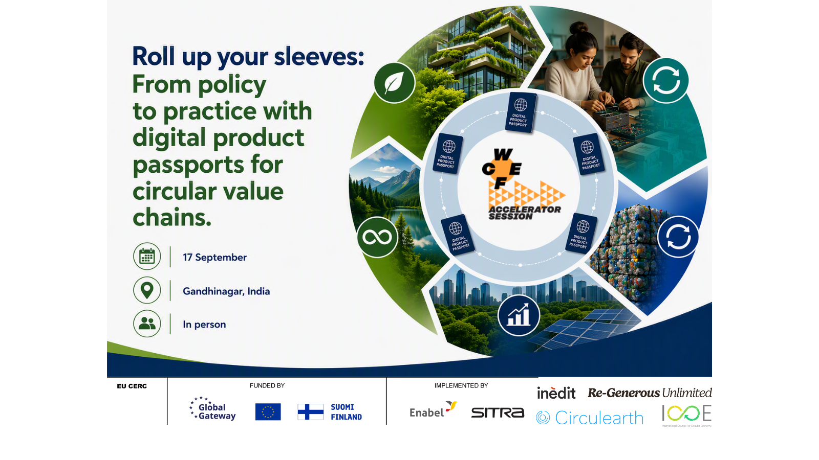 WCEF Accelerator session: Roll up your sleeves: From policy to practice with digital product passports for circular value chains
