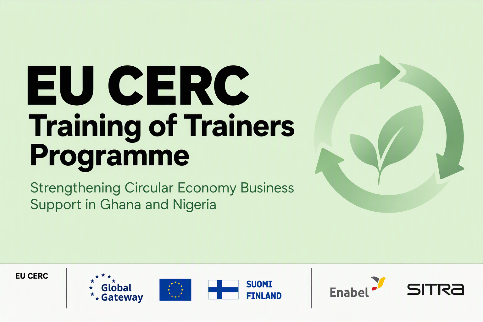 Express your Interest – Training of Trainers programme West Africa