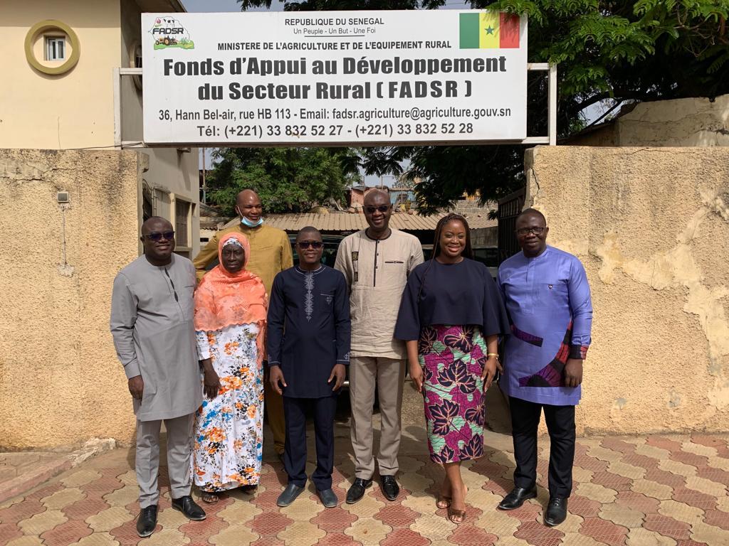 Une équipe du Fonds National de Développement Agricole (FNDA) en apprentissage au Sénégal avec l’appui d’Enabel au Bénin 