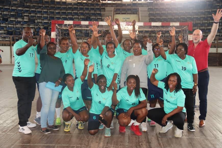 Bénin : 8 mars 2023, match de handball  pour l'équipe féminine du MISP