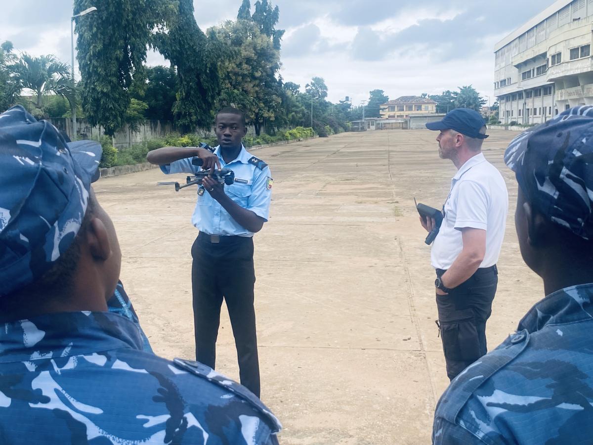 Au Bénin, la Police républicaine accélère sa transformation technologique grâce à des experts drones certifiés