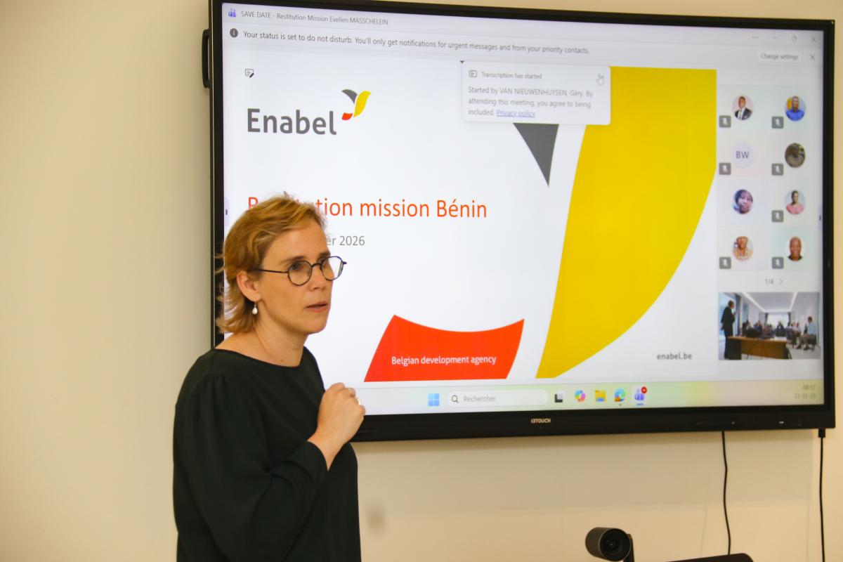 Enabel au Bénin se projette vers 2035 : une vision stratégique, partenariale et innovante