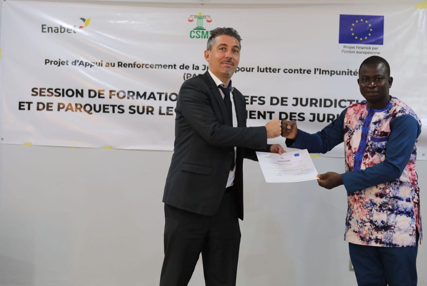 Enabel au Burkina Faso renforce son partenariat avec le Conseil Supérieur de la Magistrature
