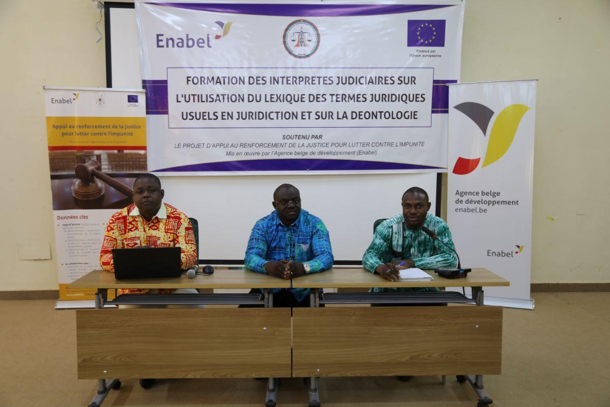 Accès à la justice : Enabel renforce les capacités des interprètes judiciaires des Tribunaux de grande instance du Burkina Faso