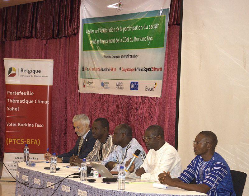 Climat : Le secteur privé au cœur du financement de la CDN du Burkina Faso avec l'appui d'Enabel