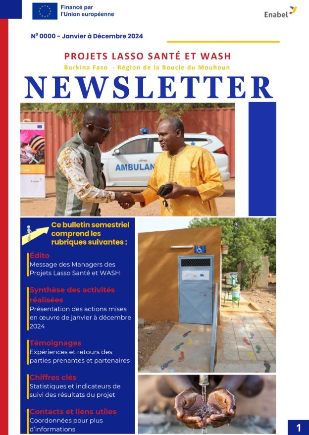 Newsletter: 2024, une année d’engagement pour la santé et l’eau dans la Boucle du Mouhoun !