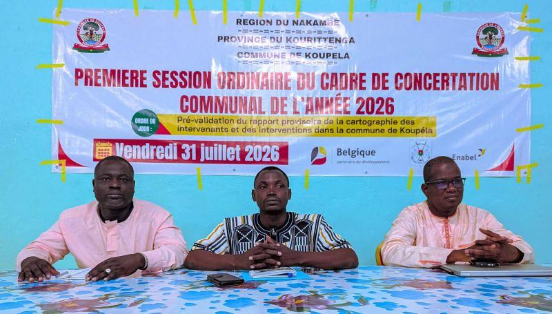 Mieux coordonner pour mieux développer : Enabel accompagne Pouytenga et Koupéla vers une gouvernance locale plus efficace et inclusive