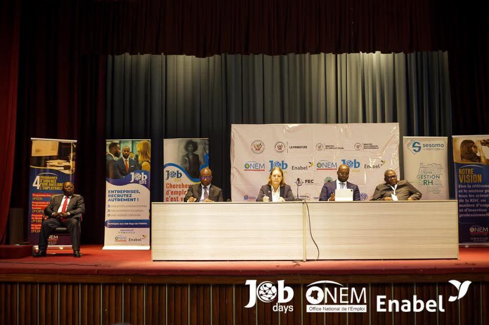 Clôture des JobDays à Kinshasa : Enabel et l’ONEM, partenaires pour un emploi plus accessible et structuré