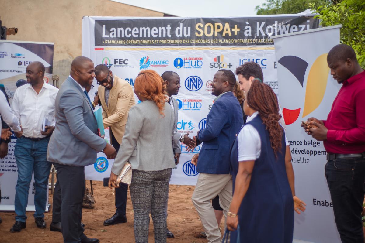 Lancement du dispositif Standards Opérationnels des Procédures de Concours des Plans d'Affaires (SOPA+), pour accompagner les MPE à Kolwezi  