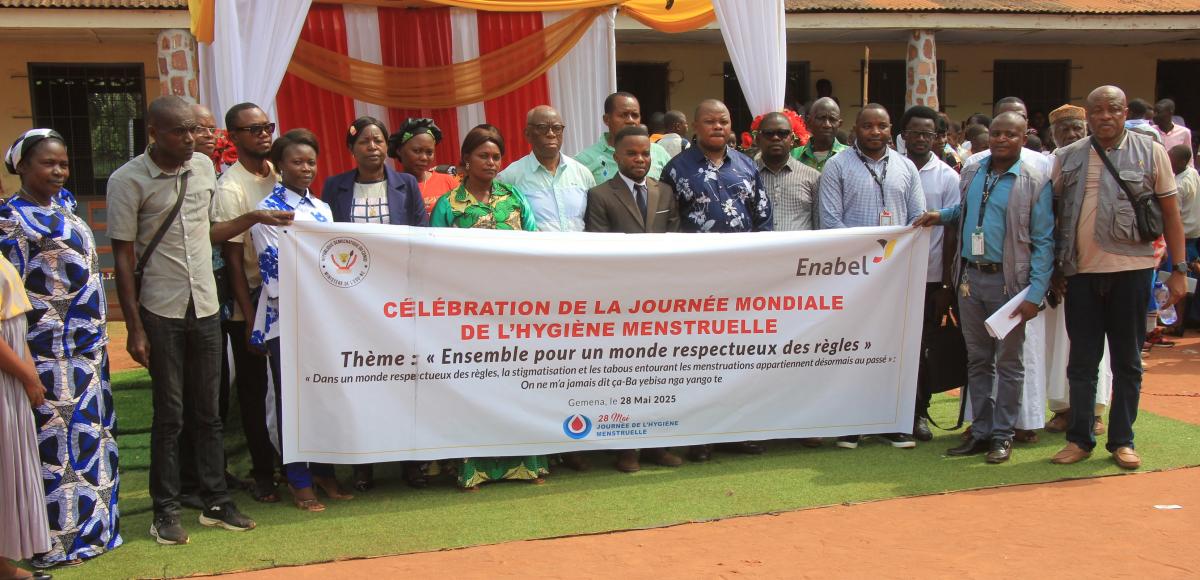 Mobilisation  pour l'éducation et la dignité menstruelles