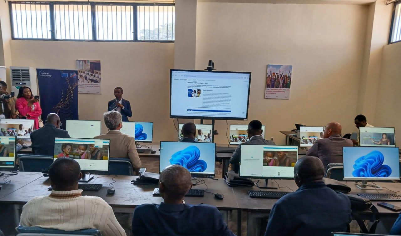 À Lubumbashi, une salle numérique moderne ouvre la voie à la transformation de l’éducation