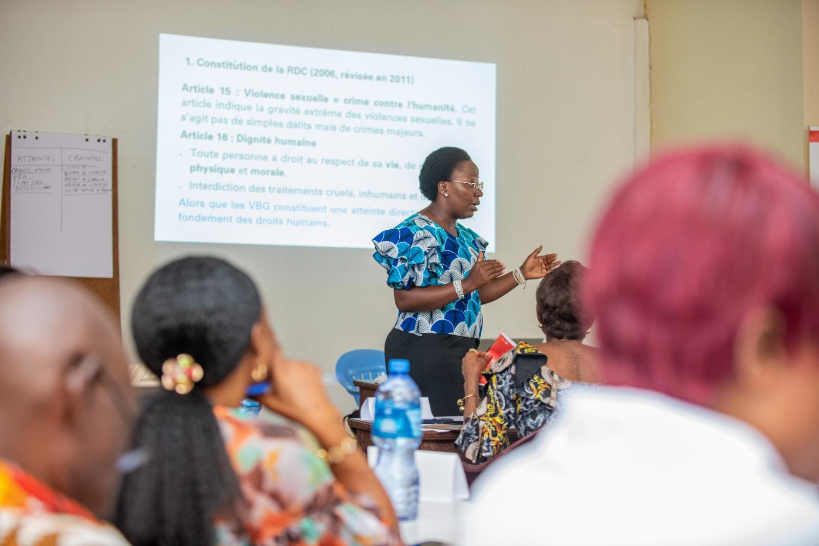 RDC : Lutte contre les VBG : plus de 100 agents publics formés pour devenir relais de sensibilisation à Gemena, Budjala et Mbuji-Mayi