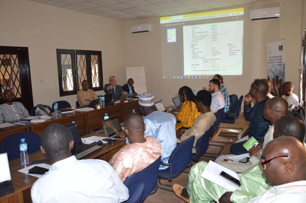 Kindia/Amélioration du système d'état civil guinéen par l'effet catalyseur de la digitalisation: Tenue du deuxième atelier fonctionnel juridique.