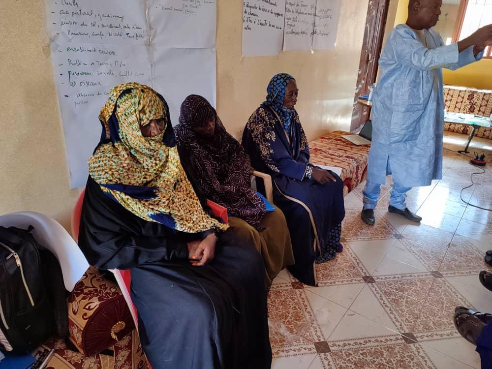 Atelier de formation Champs écoles décrues (3éme génération) à Kankossa en Mauritanie