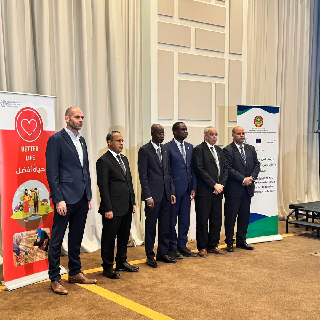 Gouvernance foncière en Mauritanie : Enabel, la FAO et le MDPERF unissent leurs forces pour une réforme durable