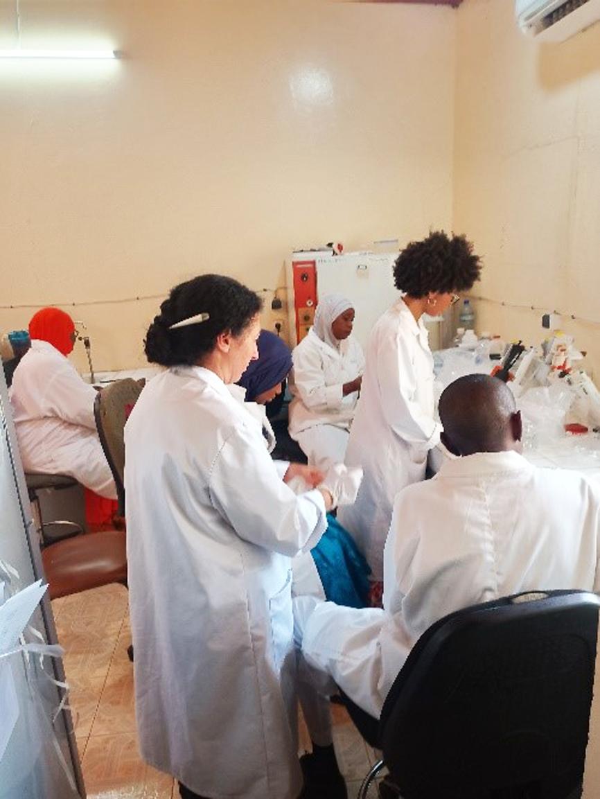 Des techniciens formés pour la conduire d’une étude sur la tuberculose et la brucellose chez les bovins au Niger et au Mali. 