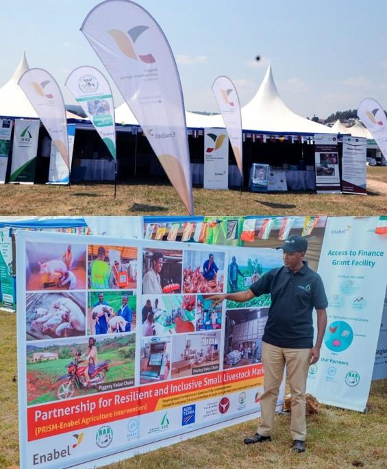 Rwanda Agriculture Show 2022 - PRISM-Enabel Exhibited New Solutions in Poultry and Pig Value Chains