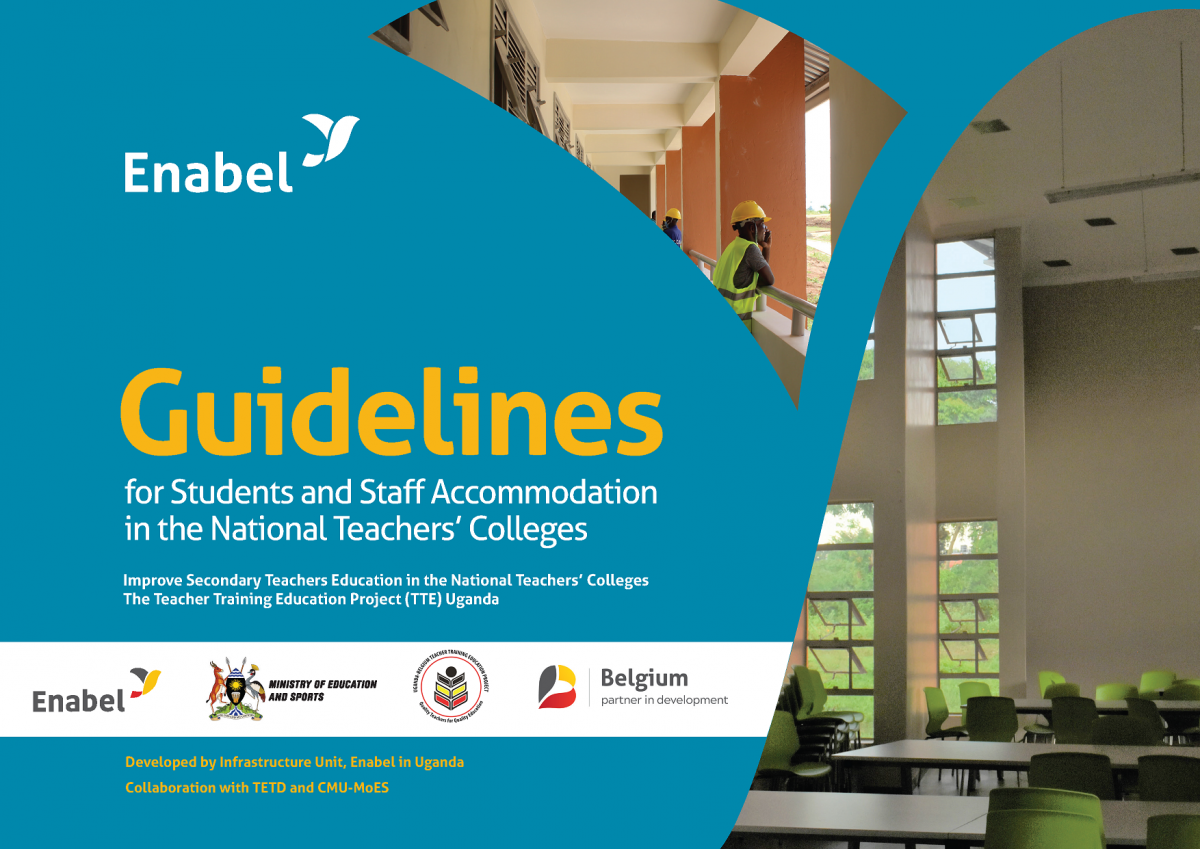 Enabel Provides Guidelines for Accommodation in Teacher Colleges - Uganda