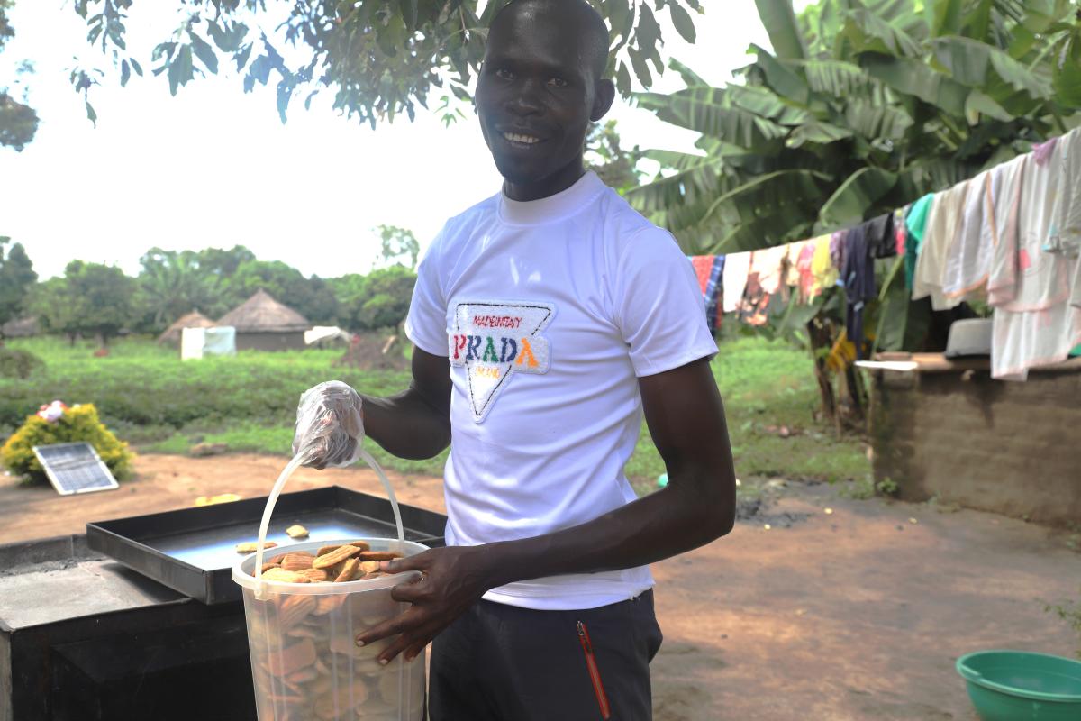 Richard's passion for baking comes alive in Uganda