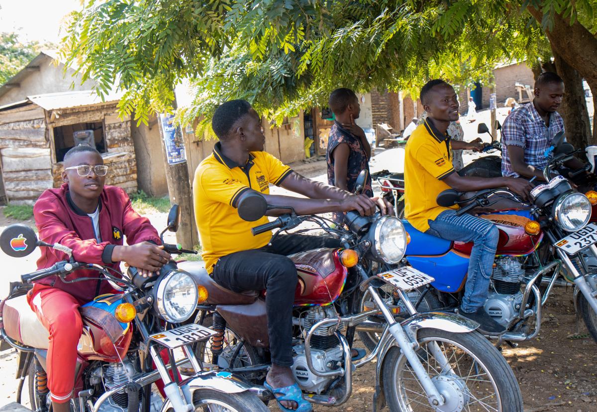 Boda boda riders in Uganda take control of their health through savings 