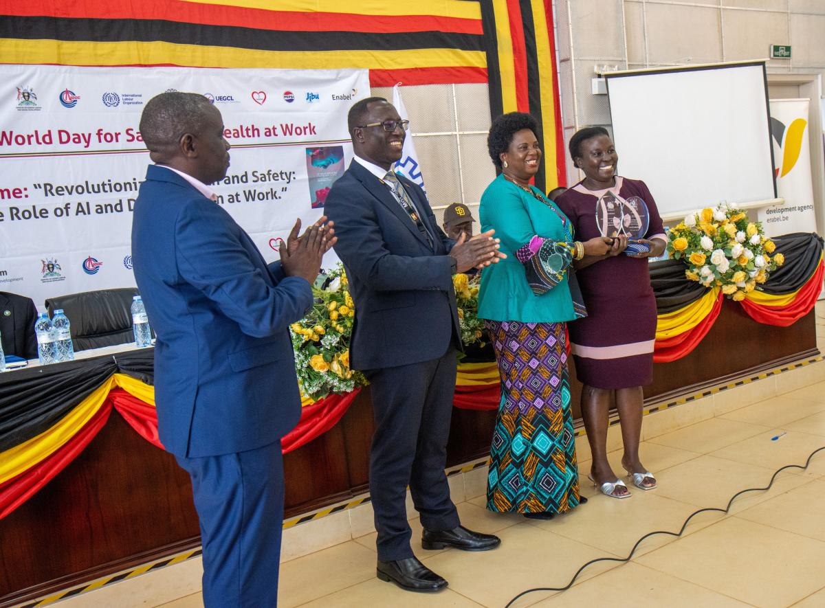 Ugandan companies honoured for championing workplace safety and health 