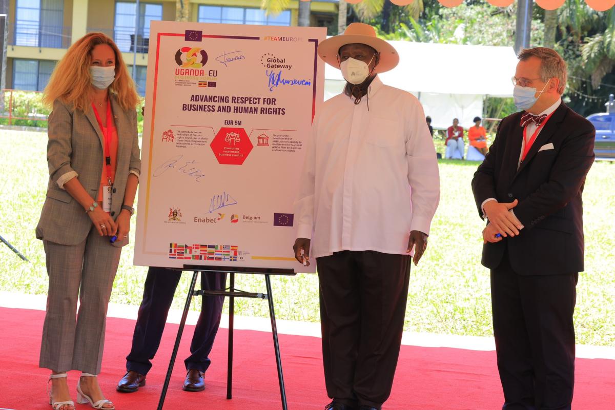 Enabel in partnership with EU unveil initiatives to drive sustainable development in Uganda 