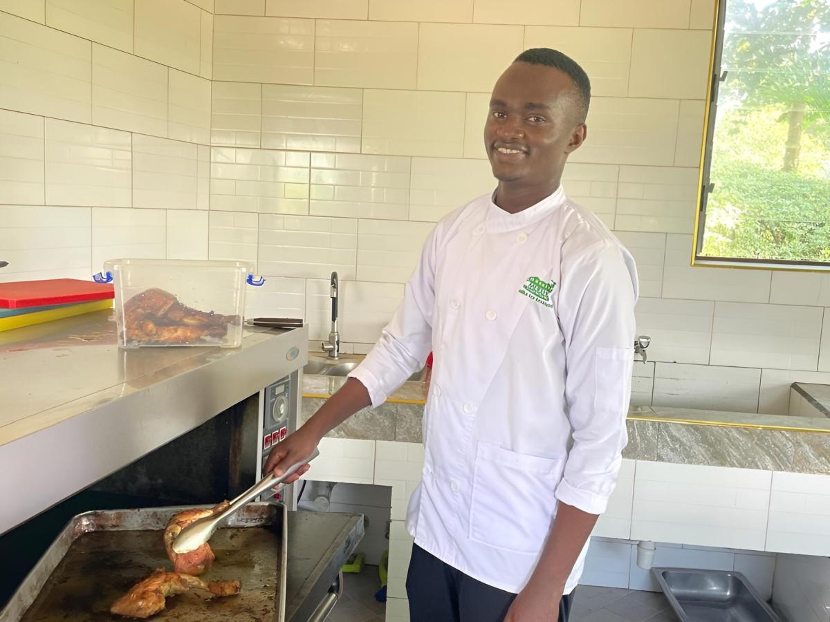 Two youths from Uganda find hope in a kitchen
