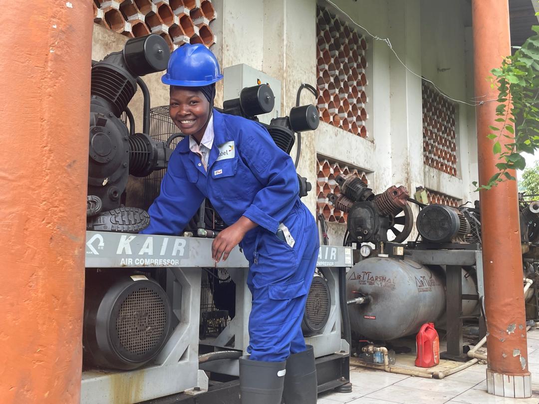 Brenda switches from an aspiring teacher to a promising electrician in Uganda  