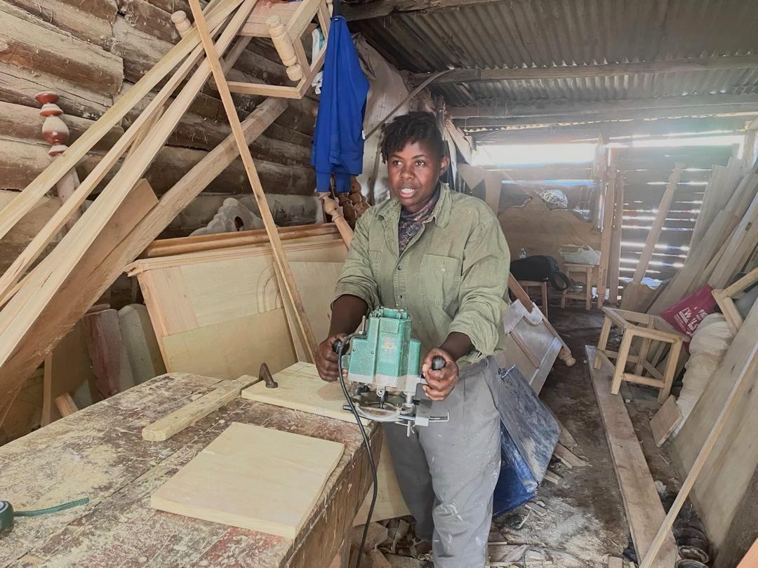 Deborah turns wood and bamboo into opportunity in Uganda 