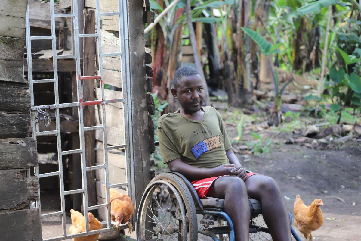 Clovis refuses to let disability define his future in Uganda