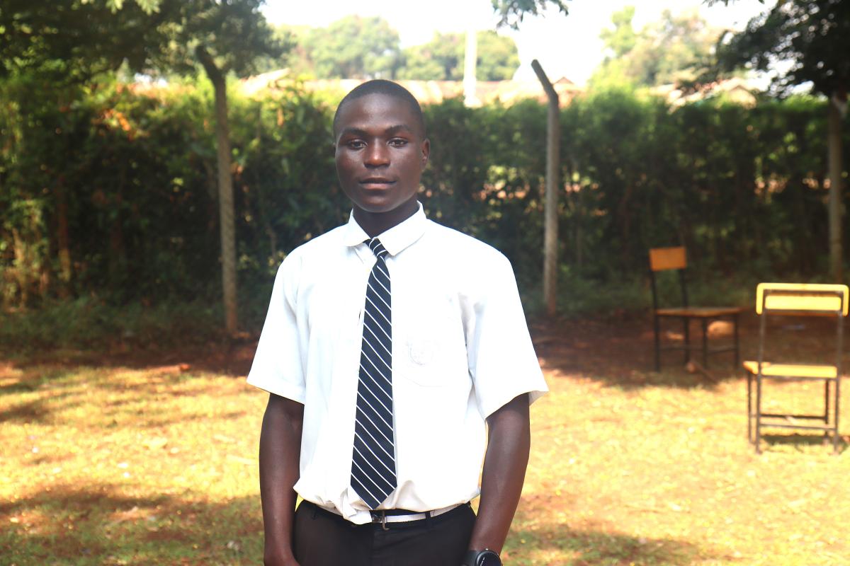 Samuel Kafufu on a path to becoming a pharmacist in Uganda 