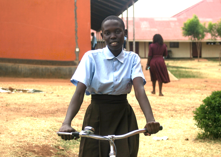 Long walk to school ends in hope for Grace in Uganda