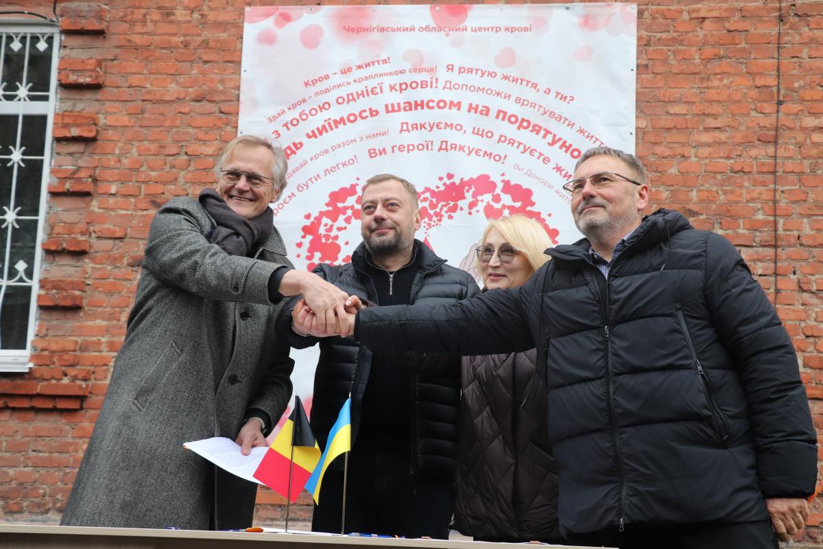 Ukraine: Enabel strengthens support for the Chernihiv Regional Blood Centre