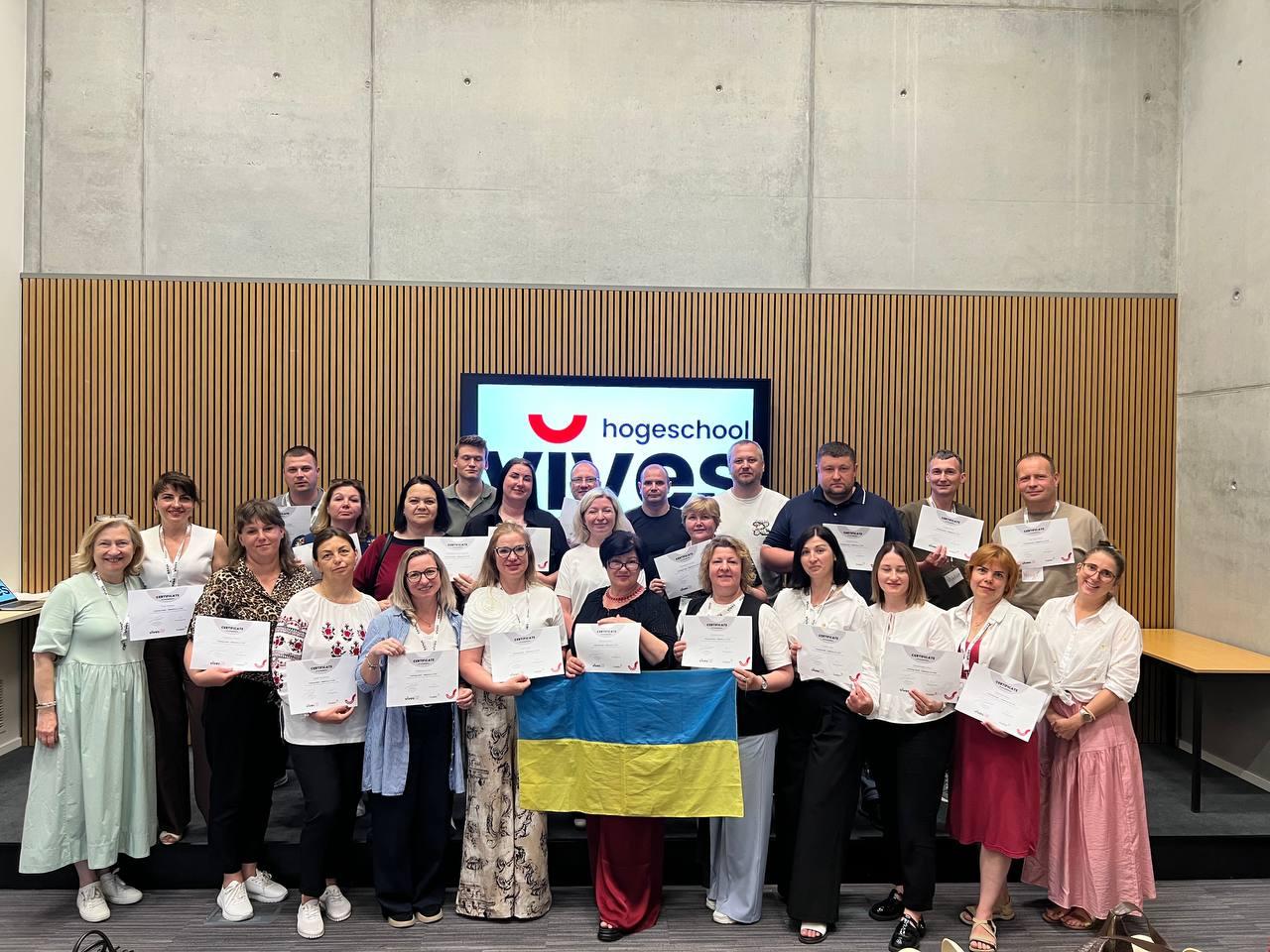 Ukraine: study visit to Bruges on vocational excellence 